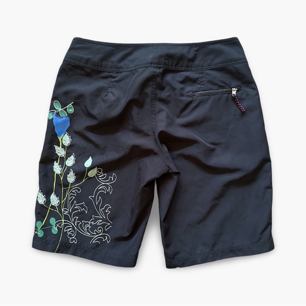 The North Face Women’s Black Floral Trim Swim Board Shorts